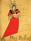 Henri de Toulouse-Lautrec May Belfort painting